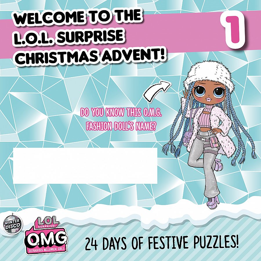 LOL Surprise christmas advent calendar on popjam with OMG dolls puzzles
