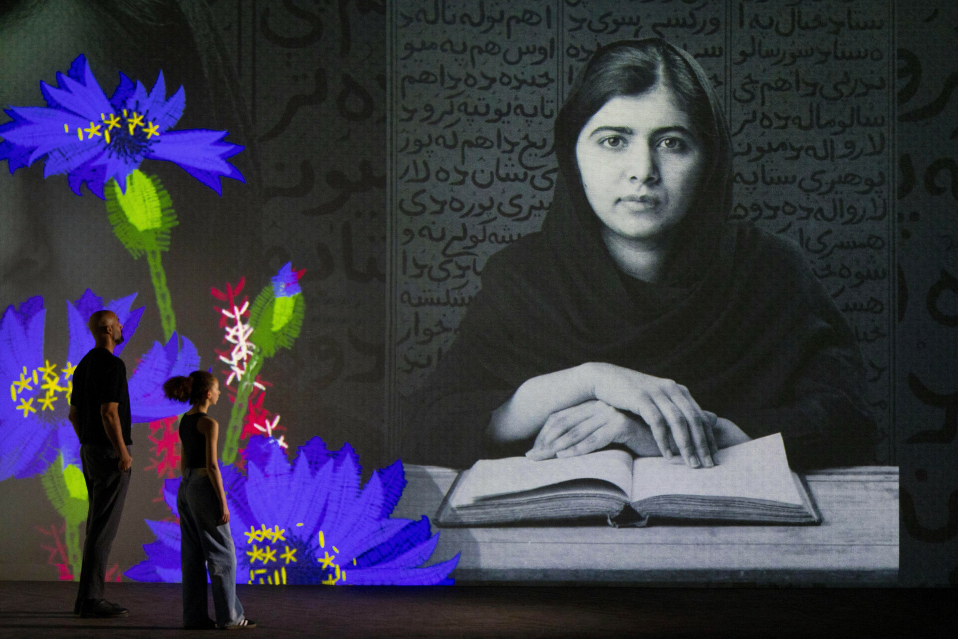 Photographs © David Parry / FRAMELESS. Malala Yousafzai NPG 7053 Malala Yousafzai by Shirin Neshat, 2018 © National Portrait Gallery, London
